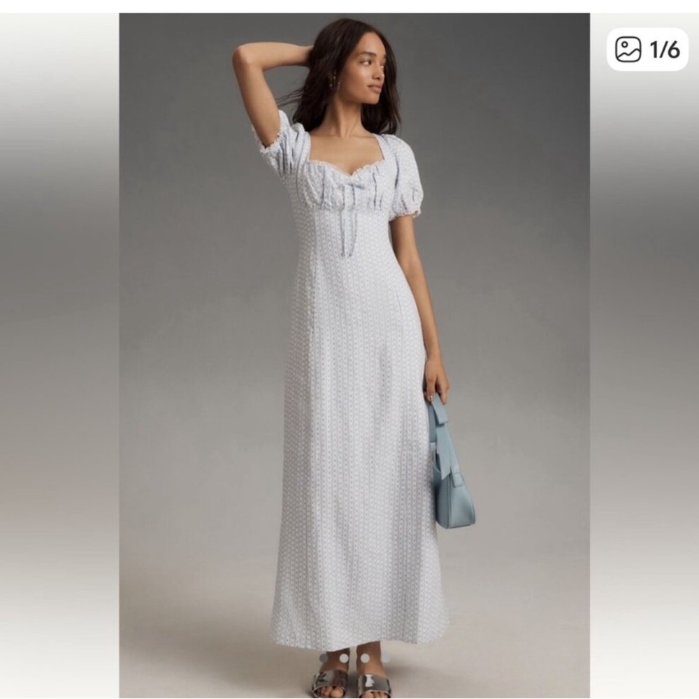 Cherise linen maxi dress